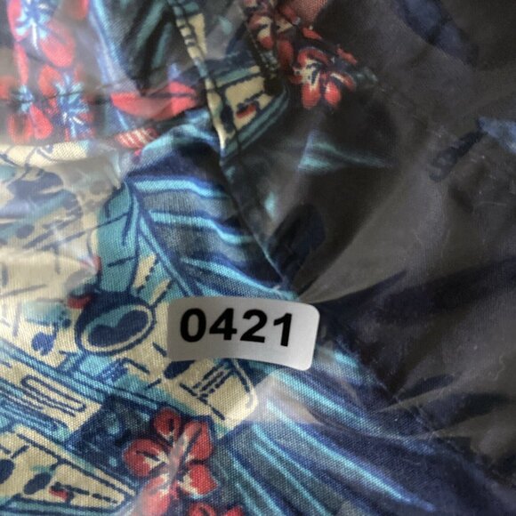 Star Wars Shirt Mens S Tropical Hawaiian Button Up Storm Trooper Empire R2 Lucas - Picture 9 of 9